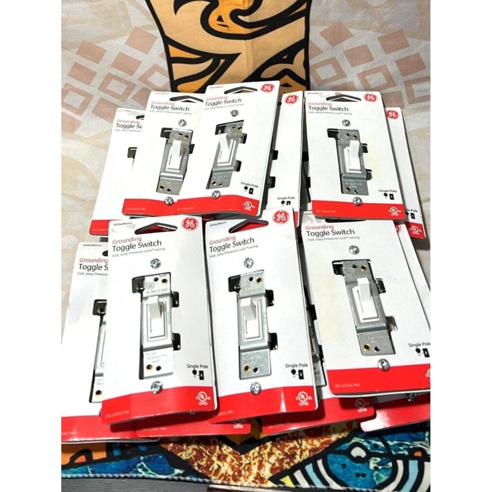 Electrical Light Switches (GE & Jasco) - Lot of 15